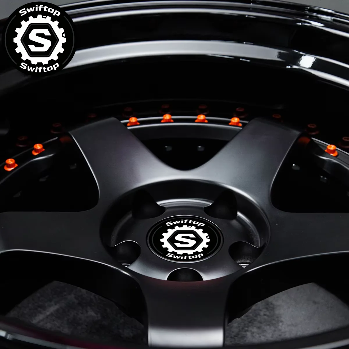 Deep Five Rims SWIFTOP Forged Car Rims 2p 3p Deep Dish Five Spoke Alloy Rims Wide Lip ...
