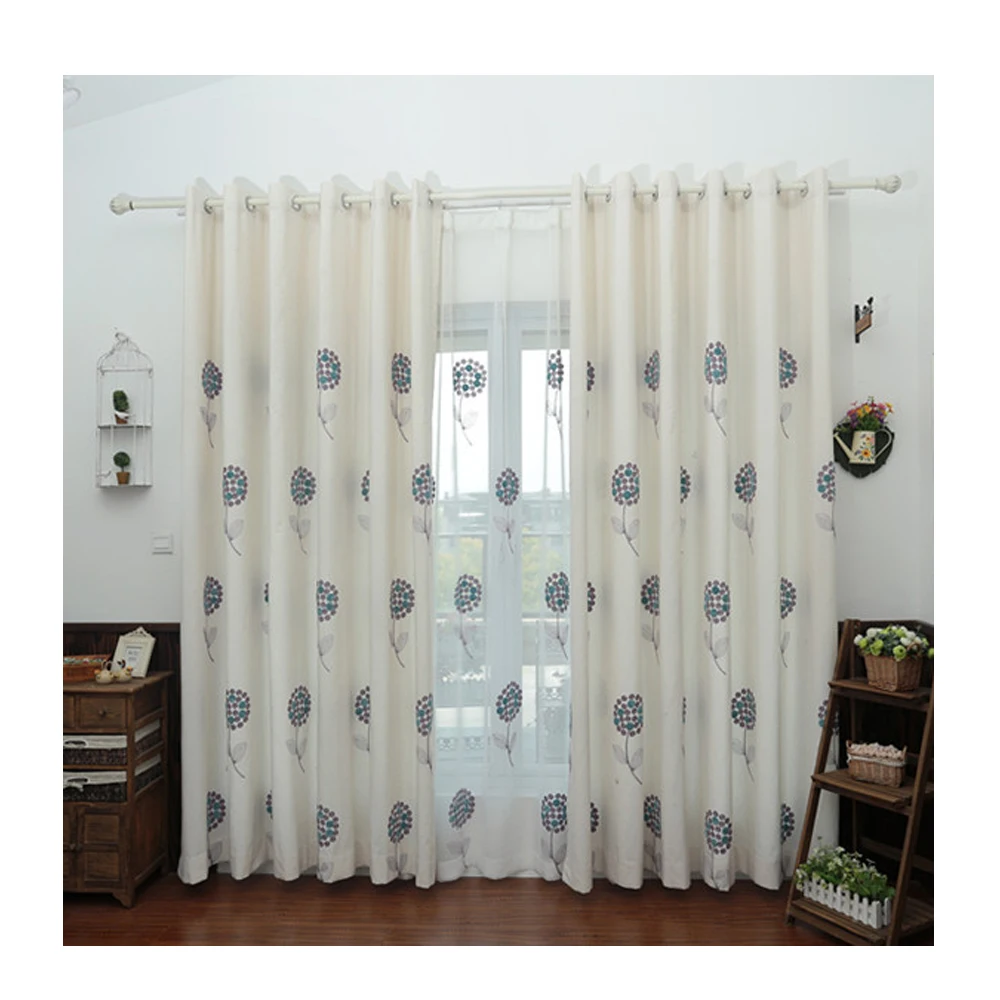 Amazon Sells Poly Cotton Embroidered Curtains Custom Patterned White Finished Curtains Buy Designer Curtain Patterns