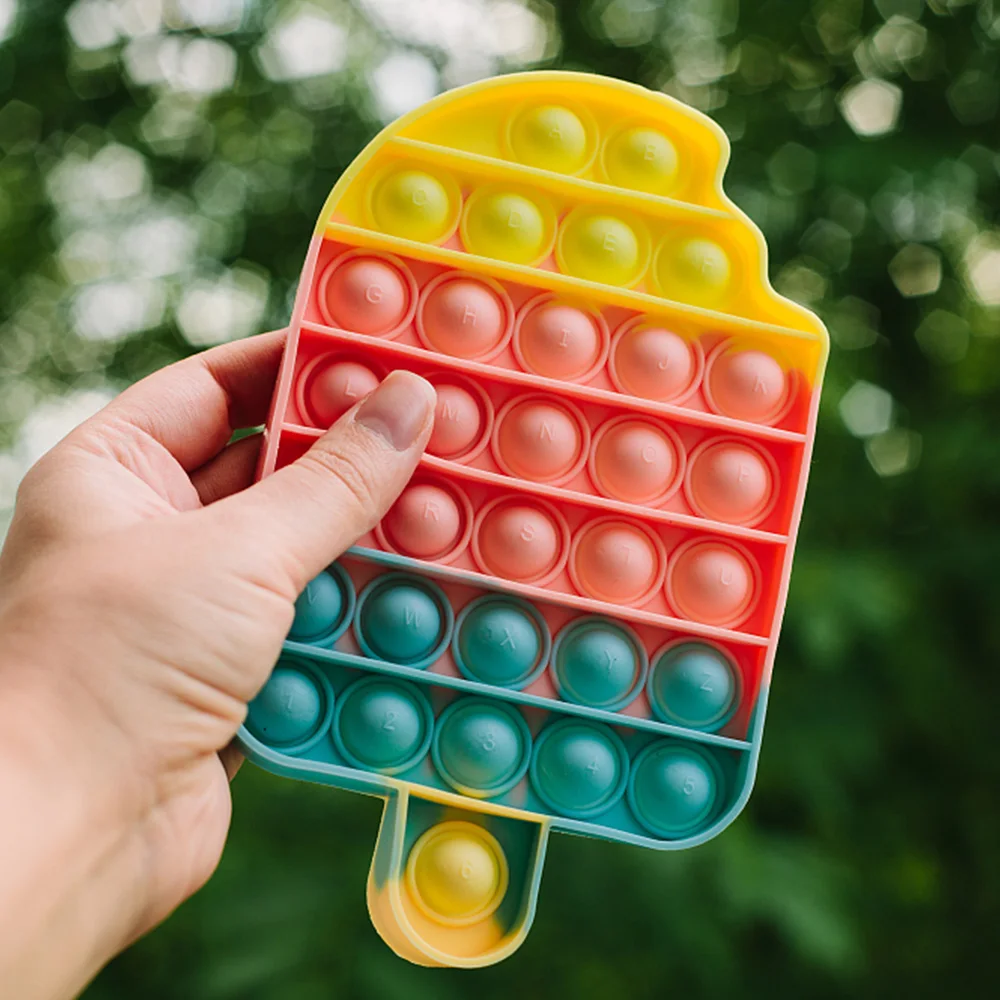 Игрушка-антистресс Huiye pop, квадратная пузырьковая игрушка-антистресс, ручная игрушка-антистресс, антистресс, игрушки