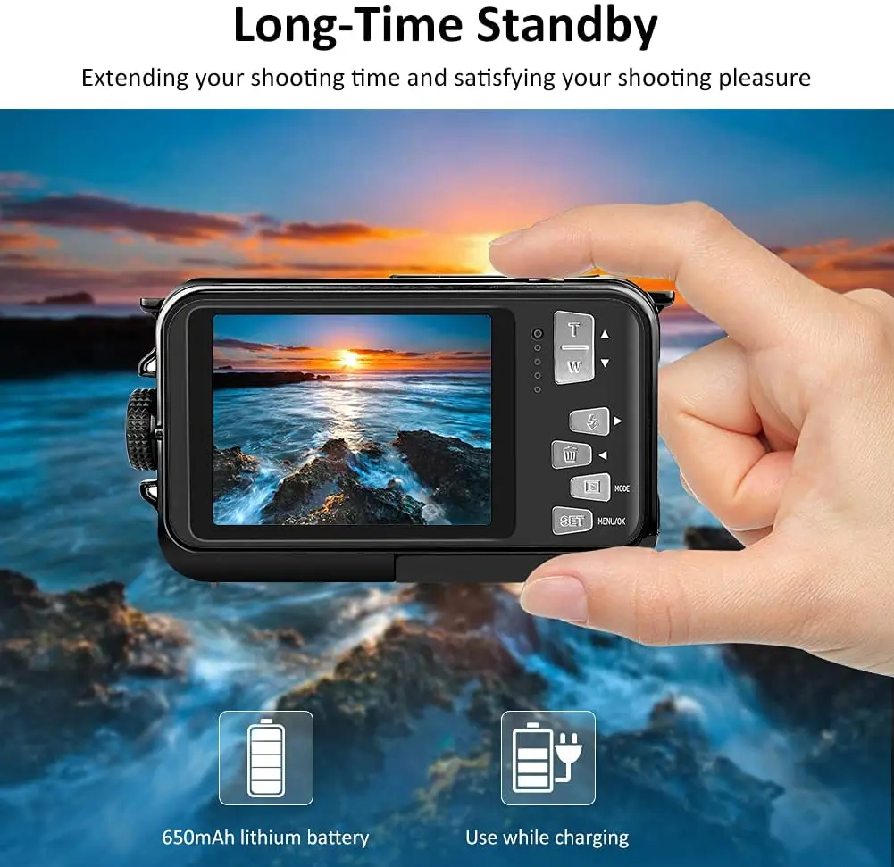 Waterproof High Resolution Video Camera Underwater Camera 30MP