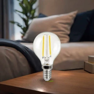 Vertak Home Lighting Energy Saving LED Filament Bulb G45 E14 Light Glass Candle 2W 4W 6W 8W 10W 3000K 4000K 6500K AC Power