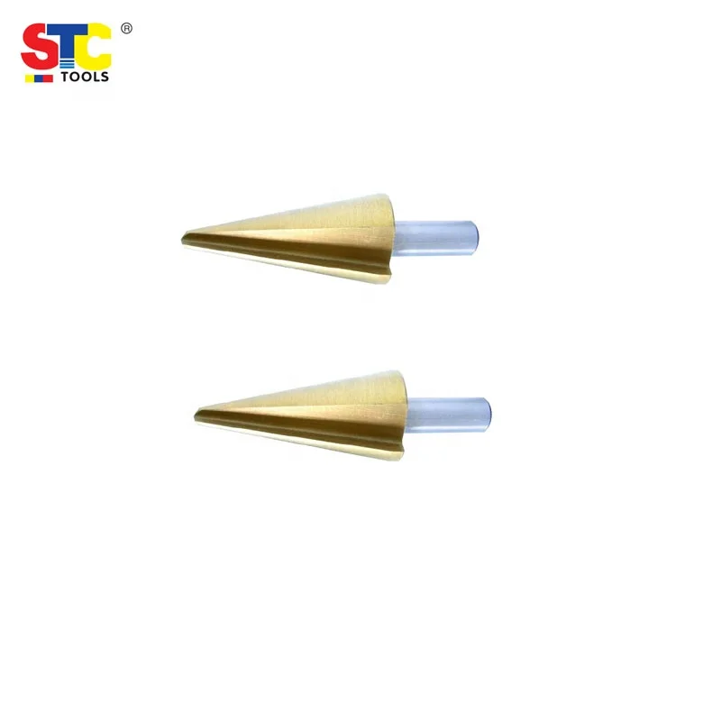 HSS Conical Drill Bit Cone  Bit Taper Power Drilling Umbrella Step Drill Set Cone Chamfer Cutter