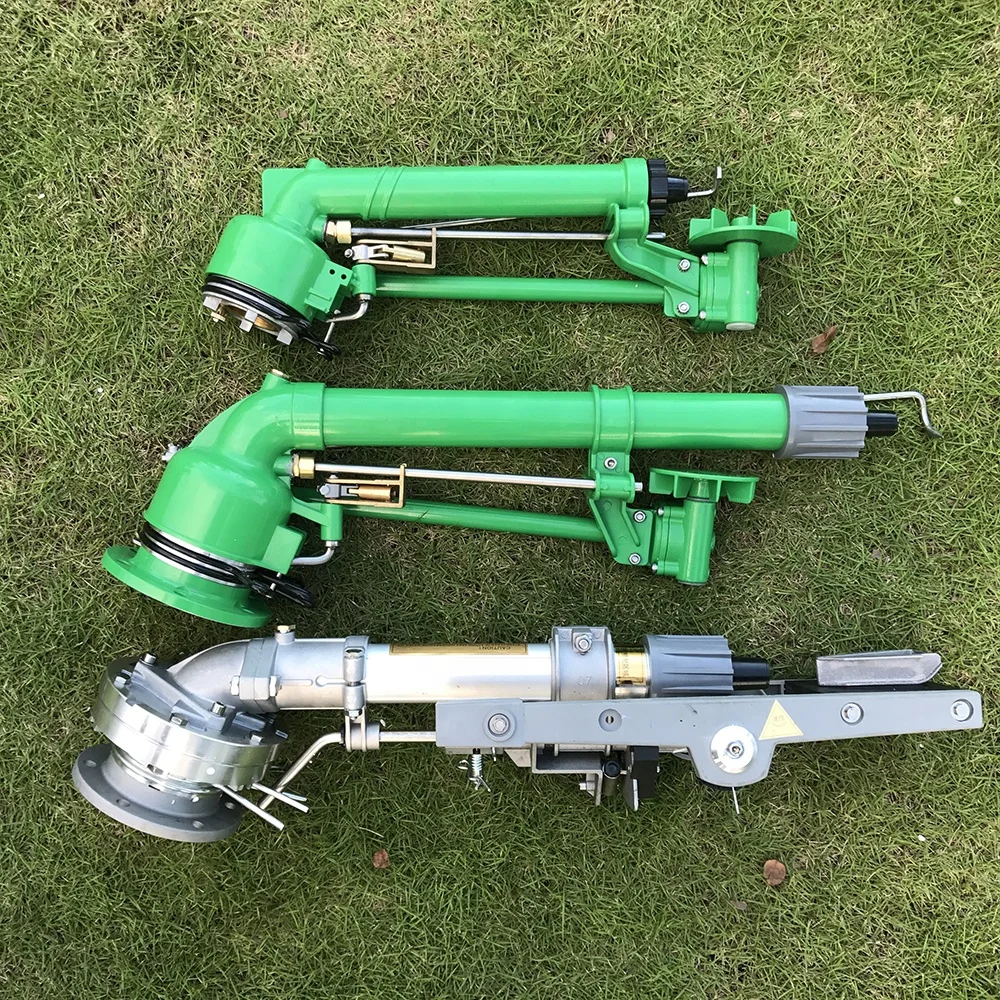 China Cheap Price Green Color Strong Metal Big Rain Gun Sprinkler For Farmland Irrigation System