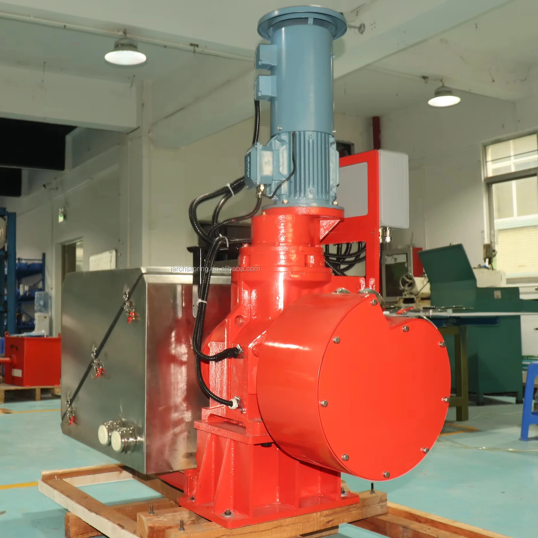Large Strength Motor Driven Cable Reel Slip Ring  Gantry Crane Electric Rewind Hysteresis Cable Reel Drum for Power Railway Cart