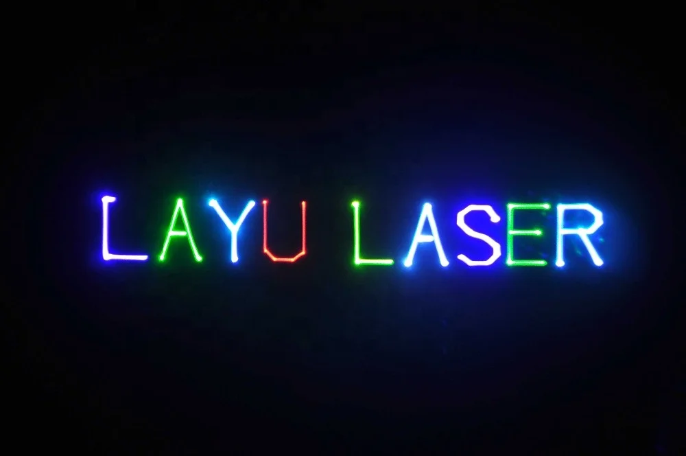 500mW RGB Keyboard Text Party Laser Projector Light
