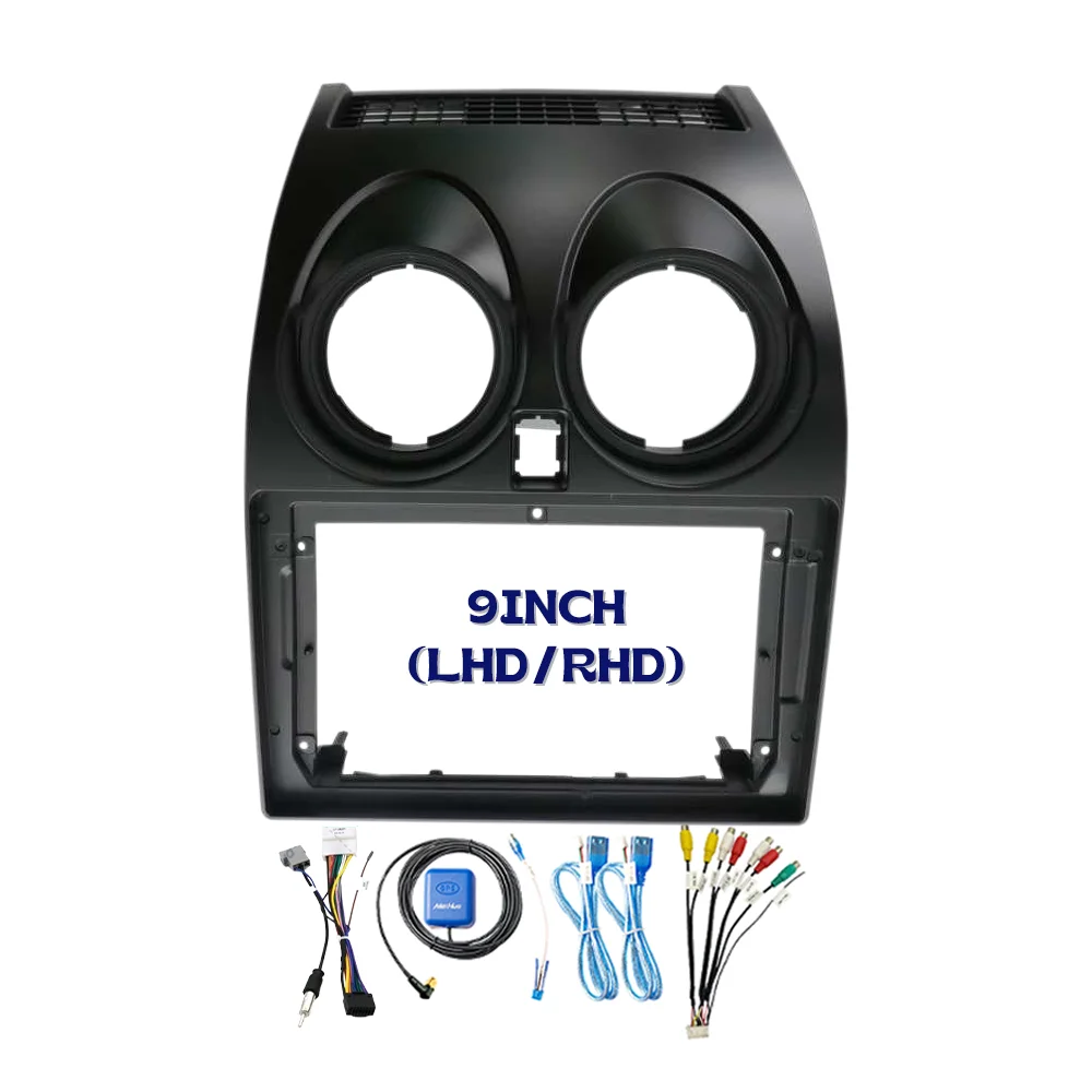 Meihua Android Universal Dashboard Nissan Qashqai 2008-2013 Car Radio Frame Disc Trim Installation Kit Car DVD Dashboard Frame