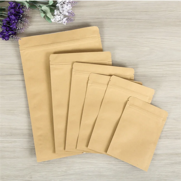Custom Printed Empty Aluminum Foil and Plastic Stand up Zip Lock Tea Pouch Packaging Bag Tea Packaging Packets