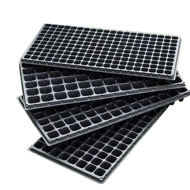 vascula plastica pro seminibus et plantulis (32/50/72/105/128/200/288 cellulae), vascula pro germinatione et nutriendo plantulis