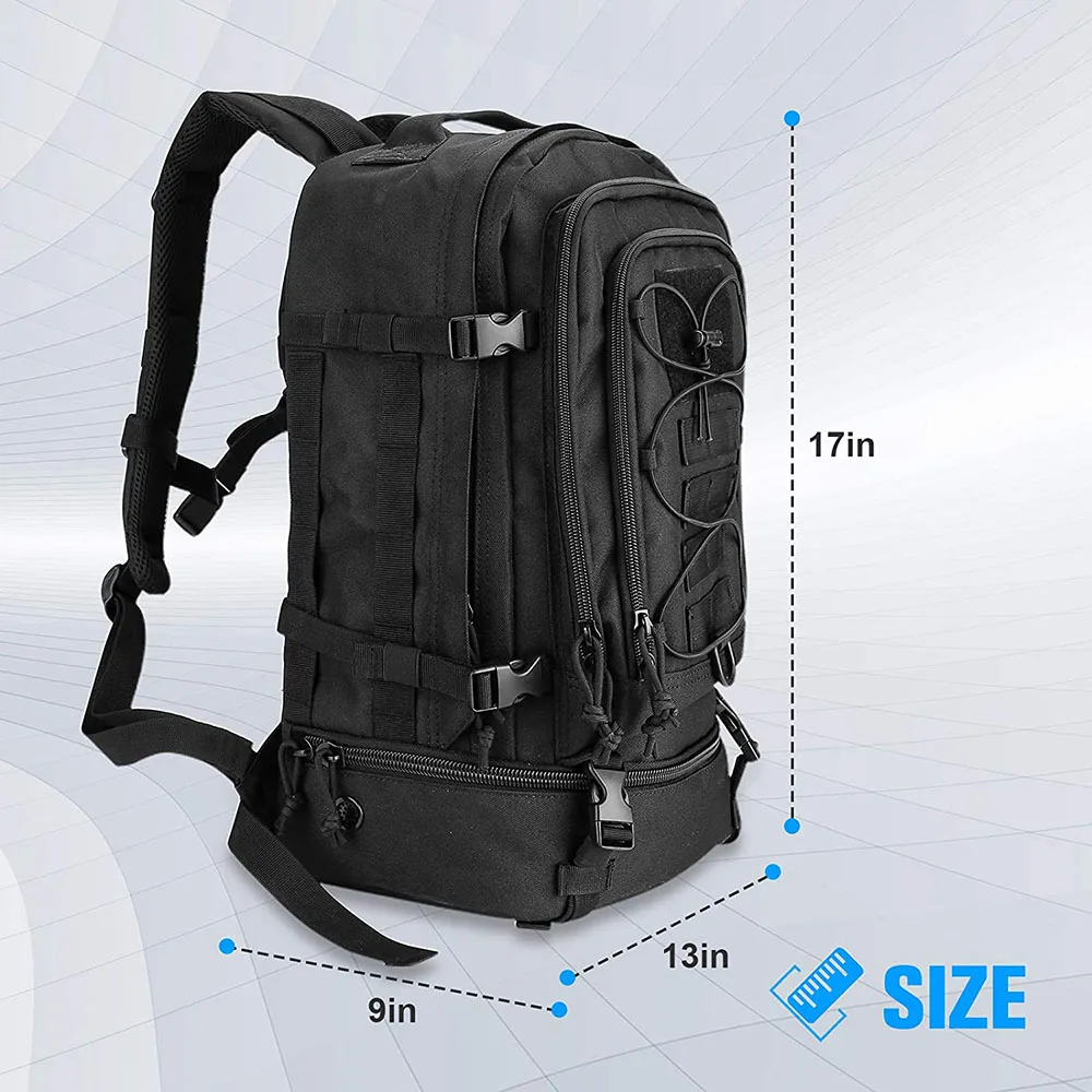 FREE SAMPLE Practical Assault Backpack High Capacity Hiking Backpack Camping Hunting Backpack Hiking Bag