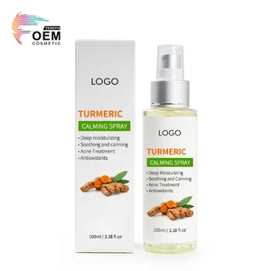 Oem Odm Gentle Aloe Vera Hydrating Moisturizing Calming Remove Acne Turmeric Facial Toner Mist for All Skin Types
