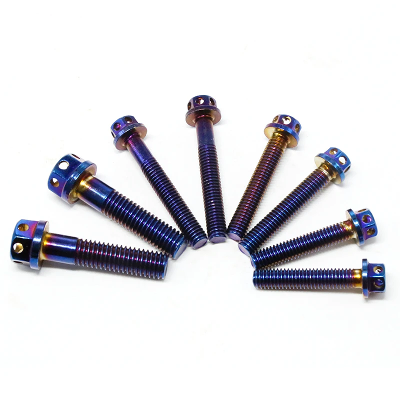 Bullone Flangiato A Testa Esagonale Con Viti In Lega Di Titanio, Viti A