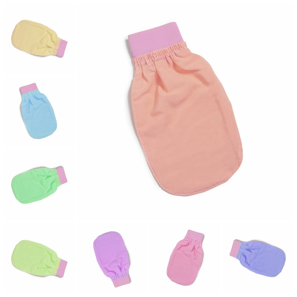 exfoliating gloves silk