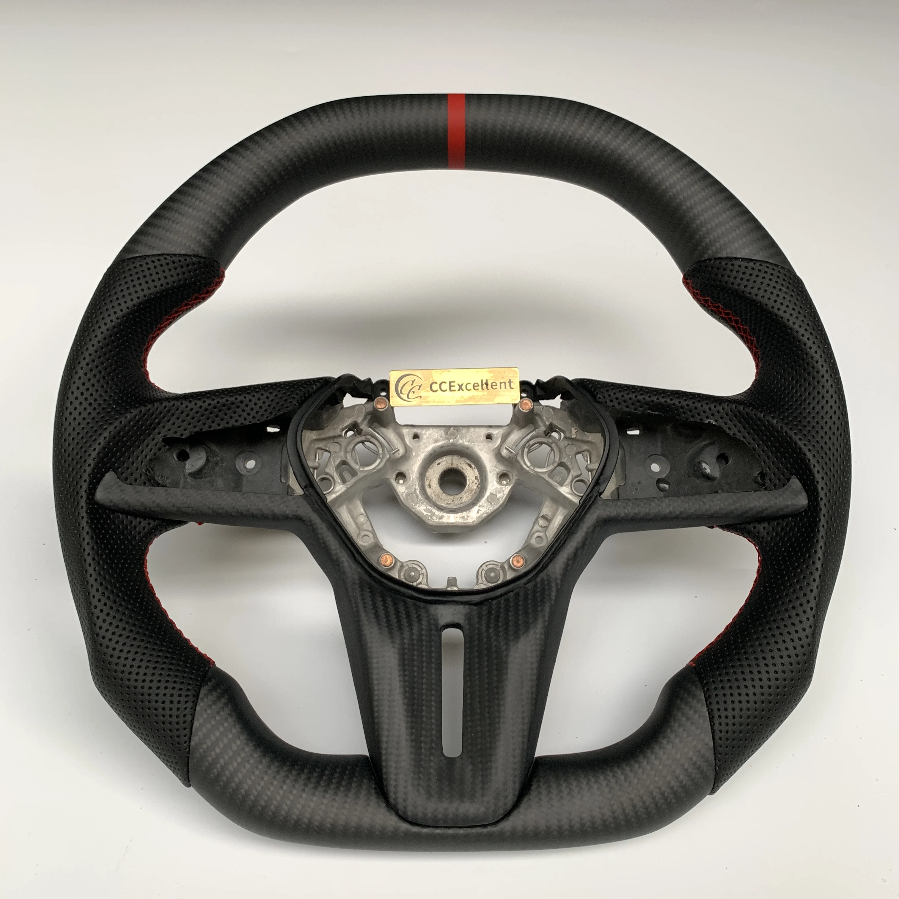 flat top and bottom steering wheel