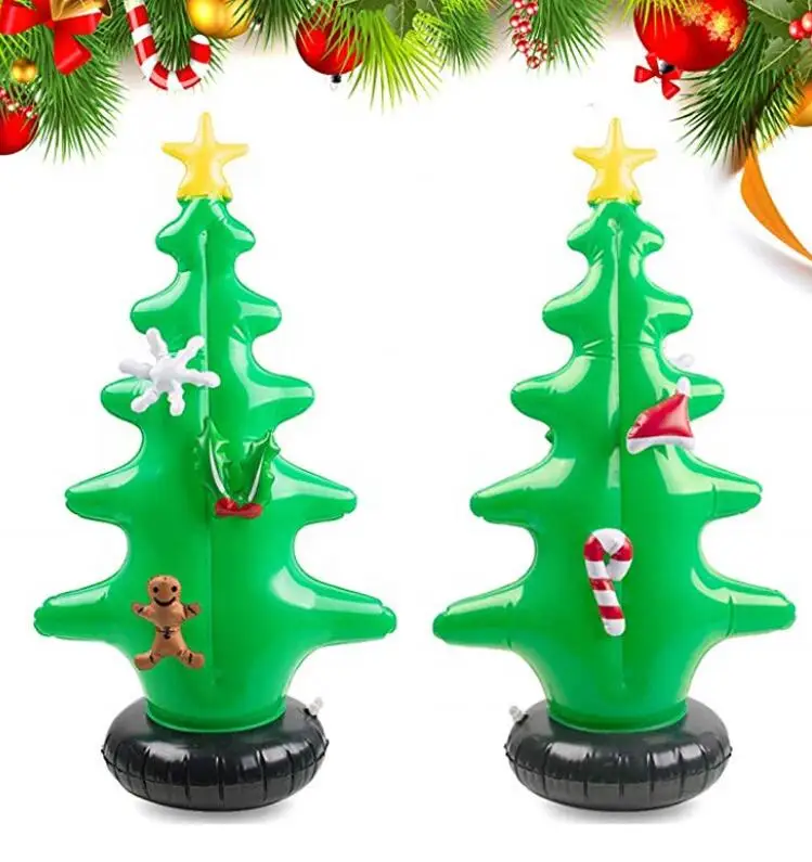 Small Inflatable Christmas Tree With Led Party Decoration Toy Outdoor
