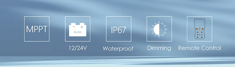 12V 10A Waterproof MPPT Solar Charge Controller for Lifepo4