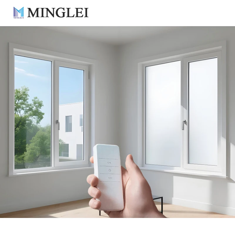 product china factory supply pdlc smart windows glass lcd switchable privacy glass power on clear power off frosted used in court-2