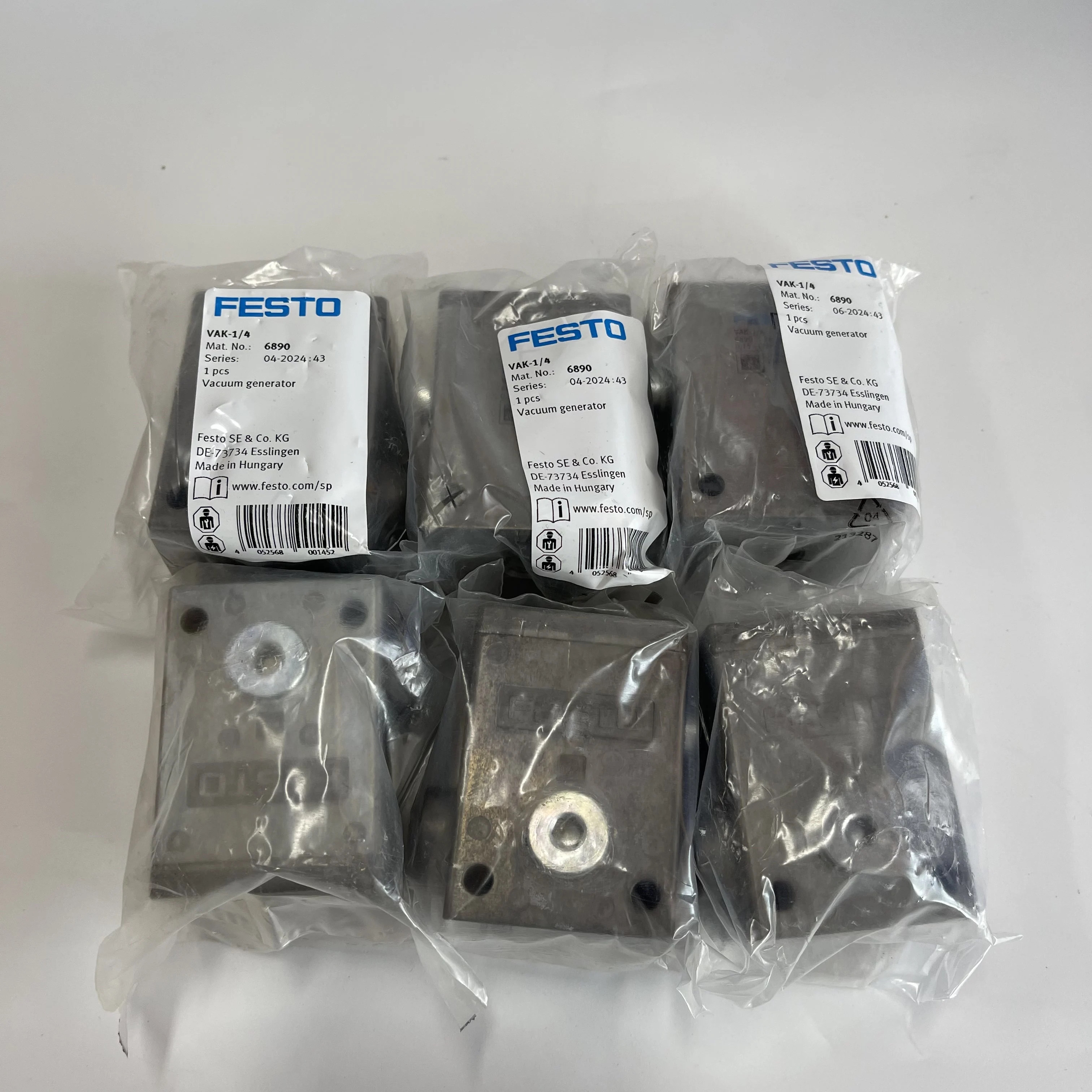 FESTO Vacuum Generator VAK-1/4 FESTO Vacuum Generator VAK-1/4