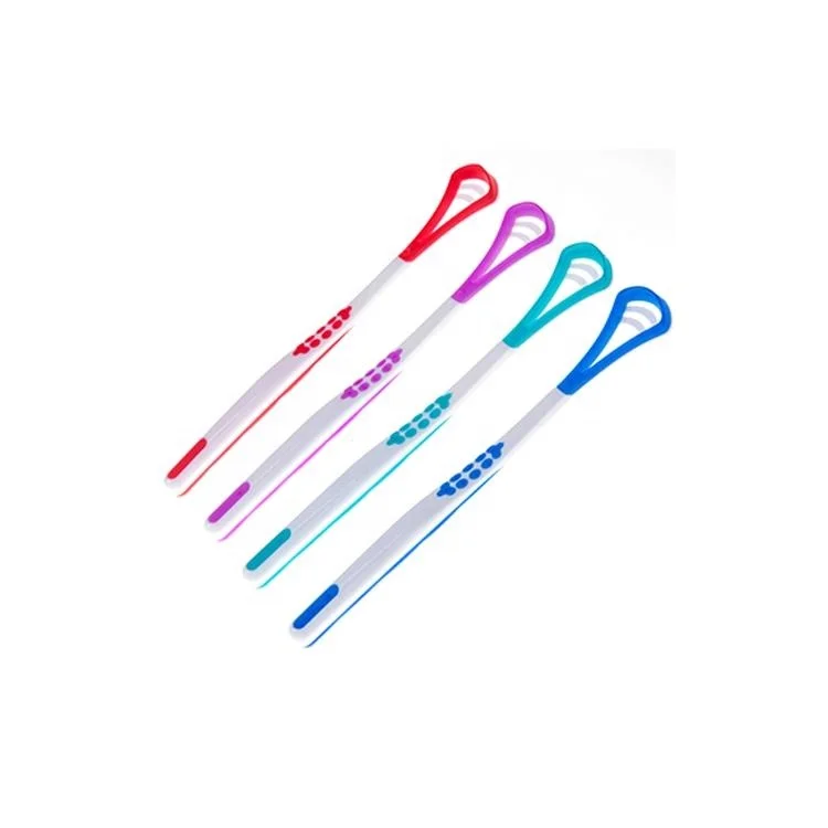 CE approved Wholesale cheap tongue scraper oral care product for adults to eliminate bad breath support customization