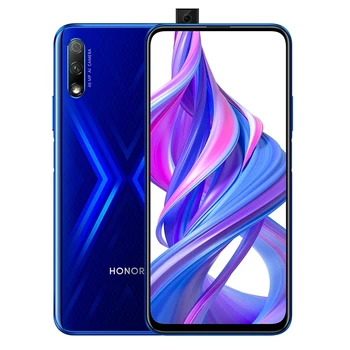 Honor 9X Cell Phone Kirin 810 Android 9.0 6GB RAM 64/128GB ROM Elevating Camera 48.0MP+ 2.0MP 6.59" Full Screen Mobile Phone