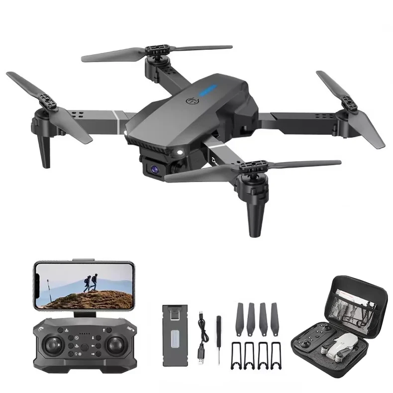 8 Hélices 2,5 Pouces Pour Drone E88 RC - Lames De Rechange Faible Bruit Avec Vis - Installation Facile