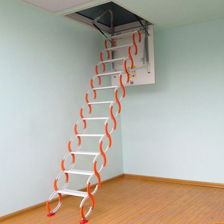Attic Lifts Telescopic Interior Used Metal Attic Stairs Manual ...