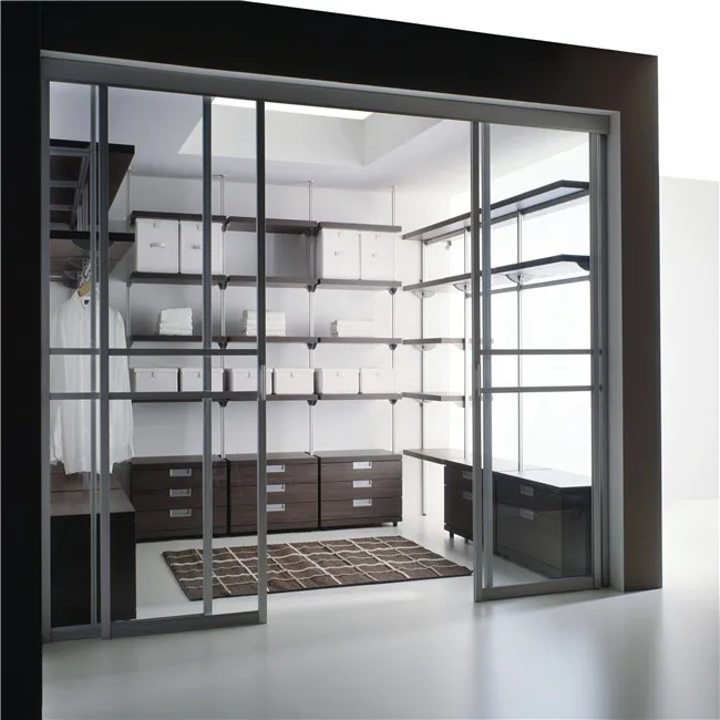 Closet Designs Ideas Glass Siding Door