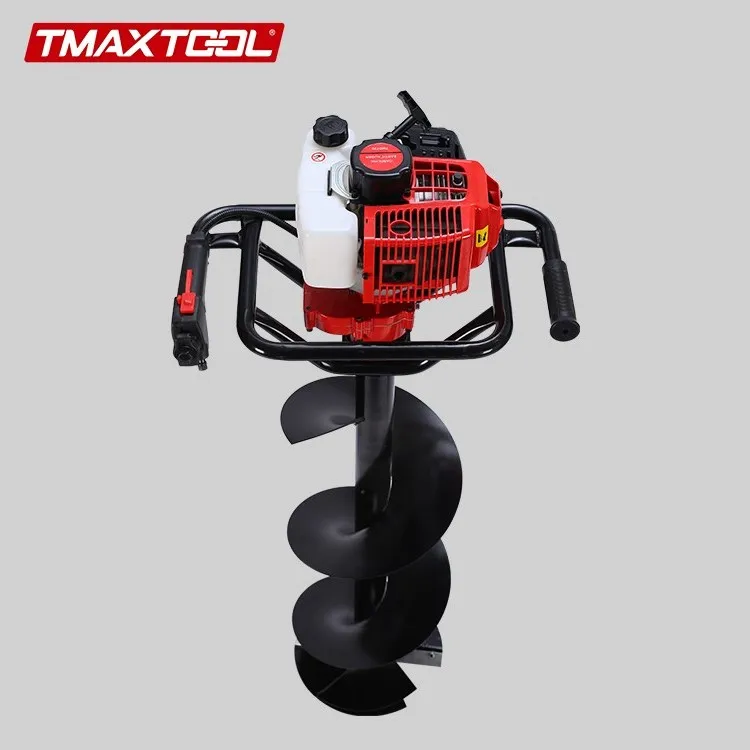 High Power 1E50F 72CC 2-Stroke Engine 2.5KW Gasoline Post Hole Digger Hand Earth Auger