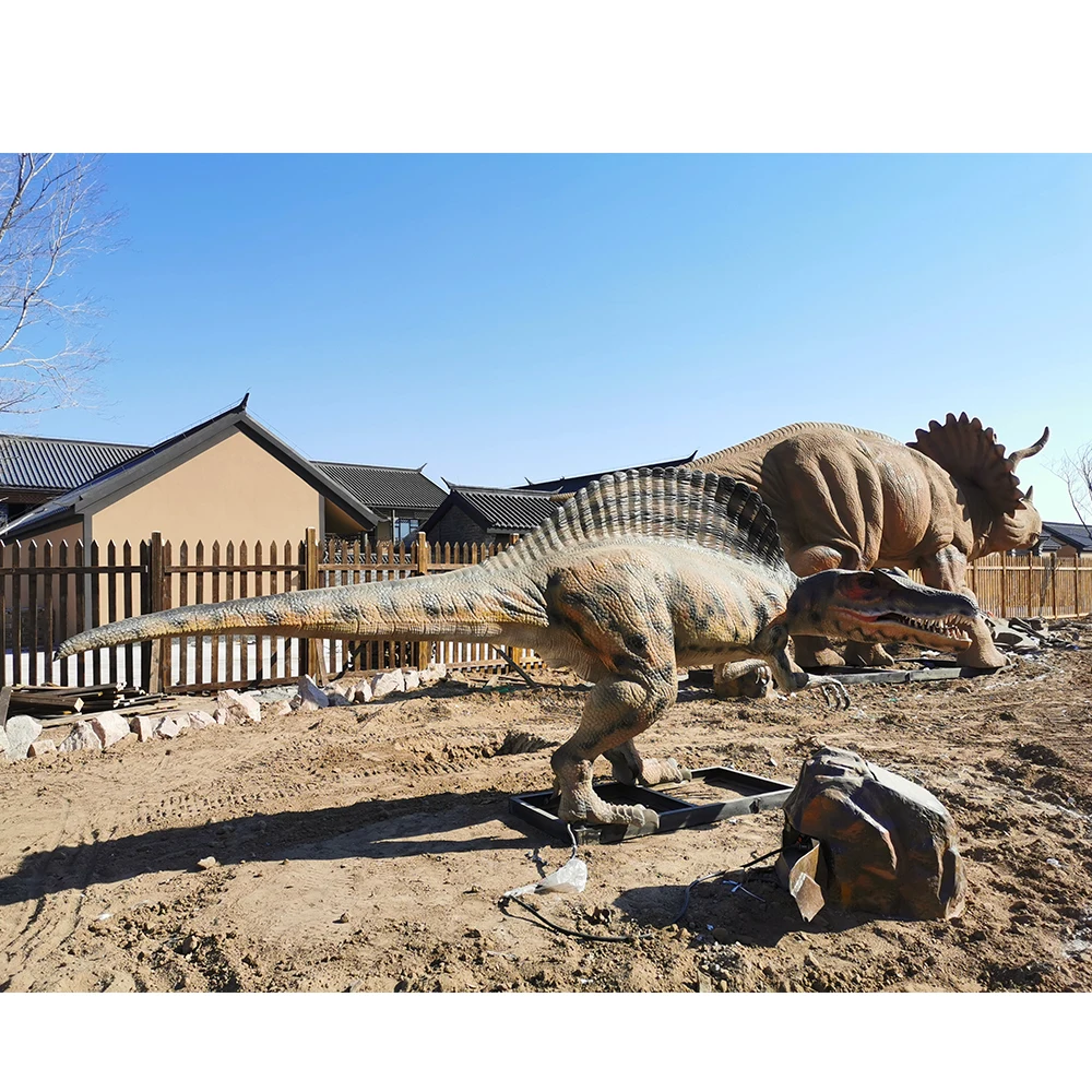 Spinosaurus Robotic Lifesize Mechanical Dinosaur for Dinosaur Theme Park