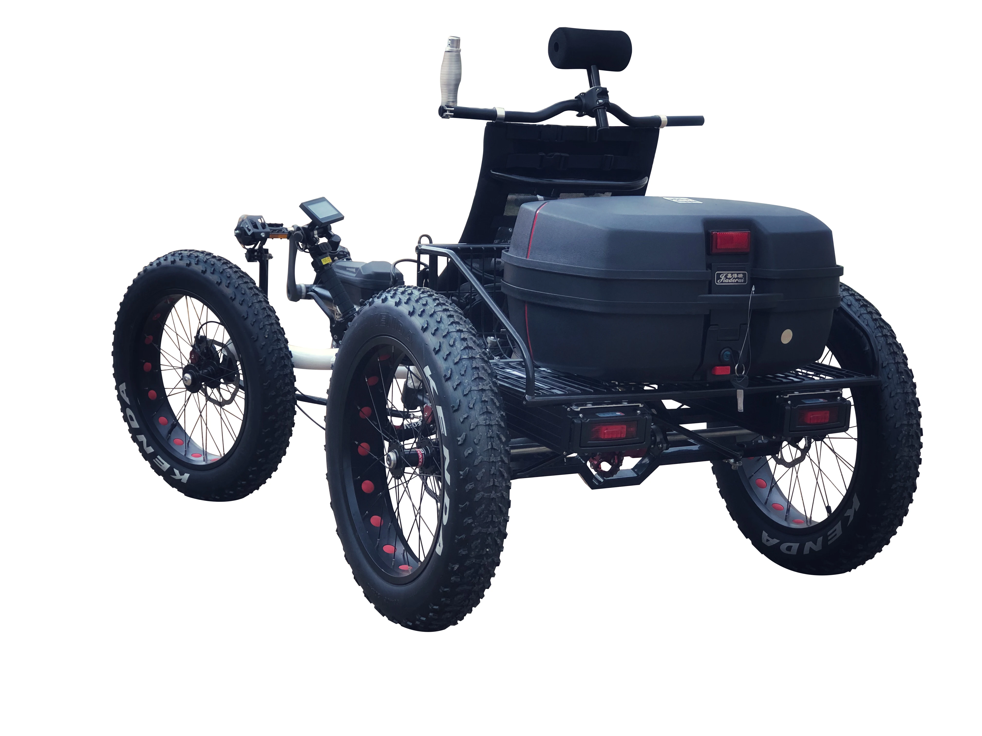 Trikexplor Mountain 4wd Offroad Bafang 500w Electric Fat Tire