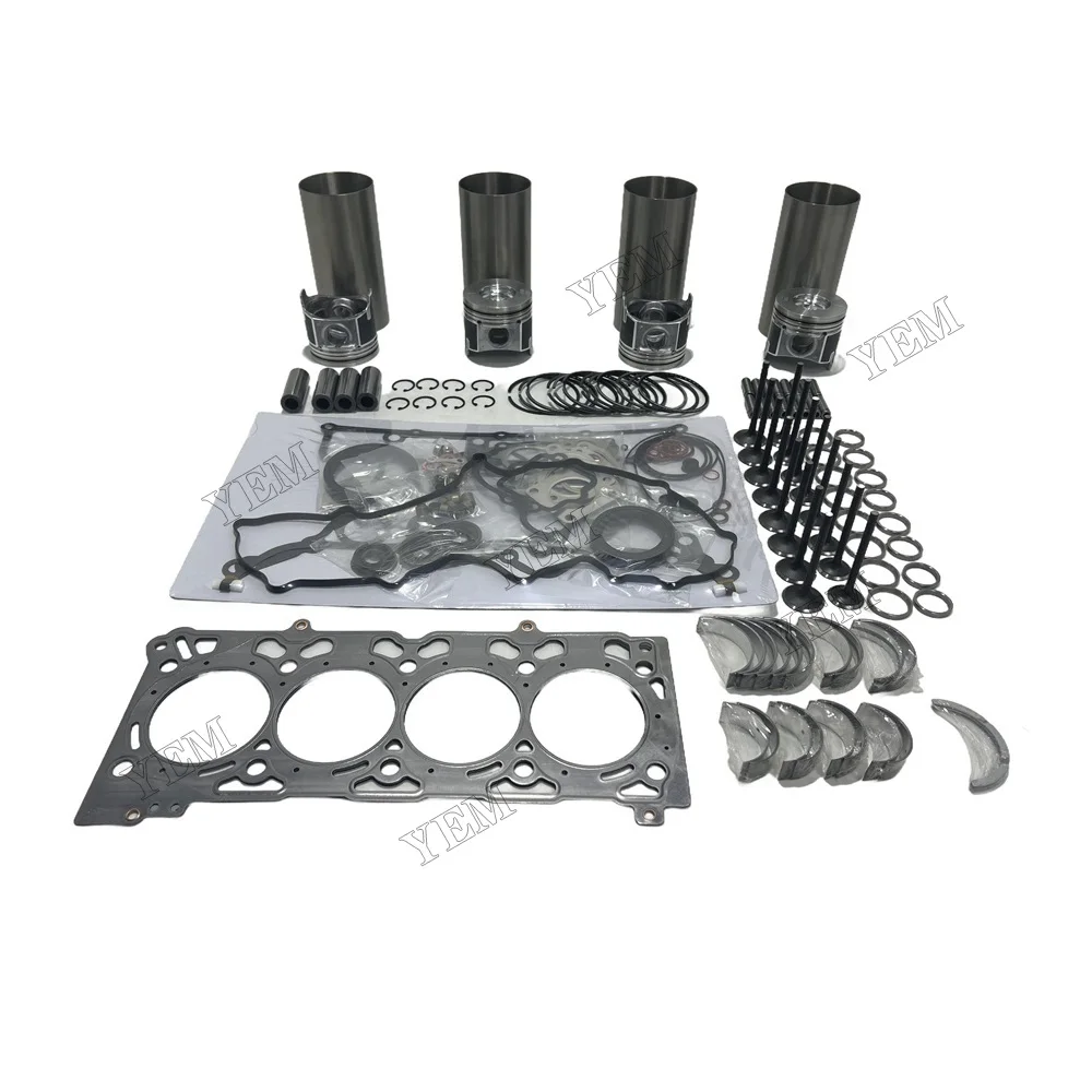 Overhaul Rebuild Kit for Kubota V2607 V2607-BY1077 Engine SSV65 SSV65C SSV65P SSV65PC R530 R630 Loader