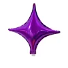 10 inch purple four-pointed star