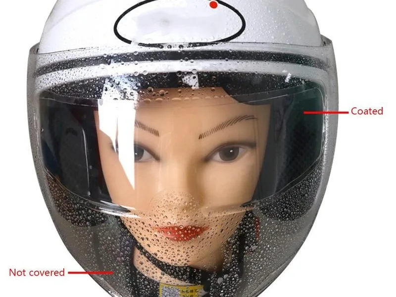 Bienmt Universal Casque Moto Motorcycle Visor Rainproof Anti Fog Film