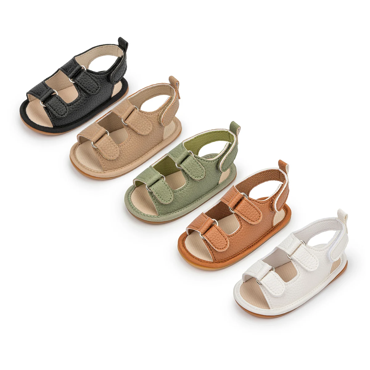 Summer Baby Sandals — Floral / Pink