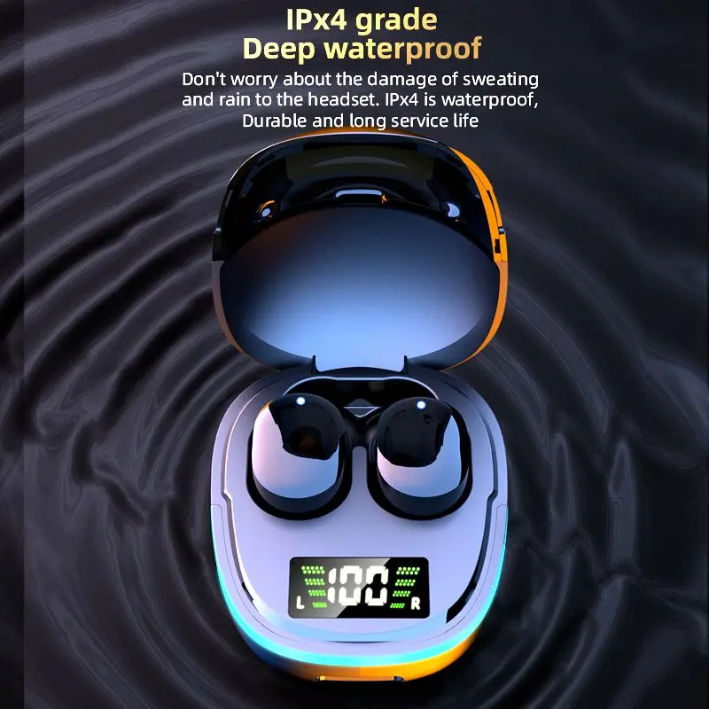 New Game Tws G9S Bt 5.1 Low Latency Earphone 8D Hi Fi Led Light Touch Wireless Earbuds In-ear Gaming Headsets