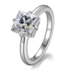real solid 18K gold lab diamond ring