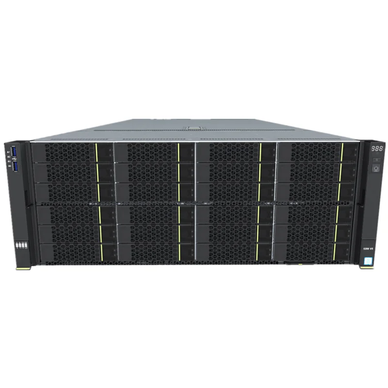 FusionServer 5288 V5 4U Rack Server | 2x Intel Xeon Scalable | 48x HDD Hot-Swap | 8x NVMe SSD | 24 DDR4 | Data Tiering Platform