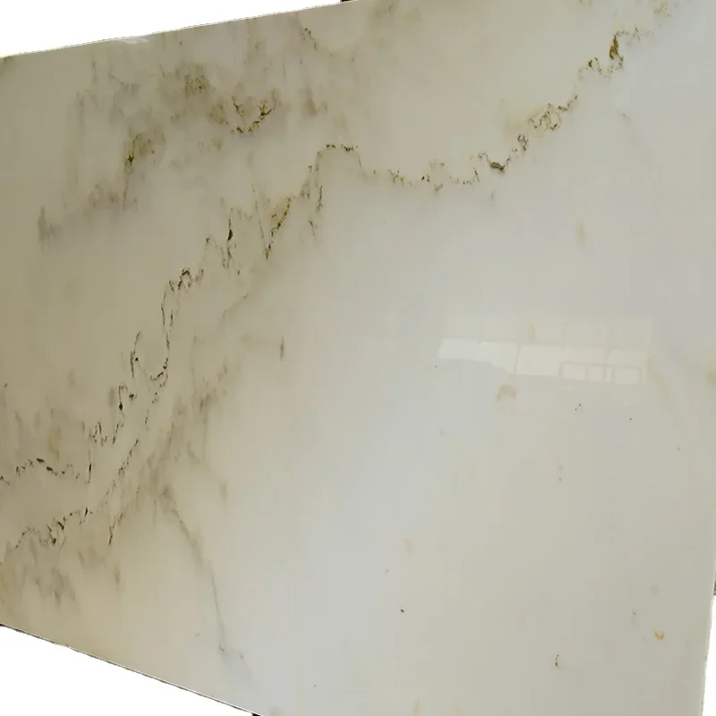 천연 핫 케이크(베이지) 대리석, 경쟁력 있는 가격, 도매 공급 가능 — 팔리사ンド로 베이지 대리석 슬래브(녹색 줄무늬 포함), 사무실 건물 및 병원 벽면용