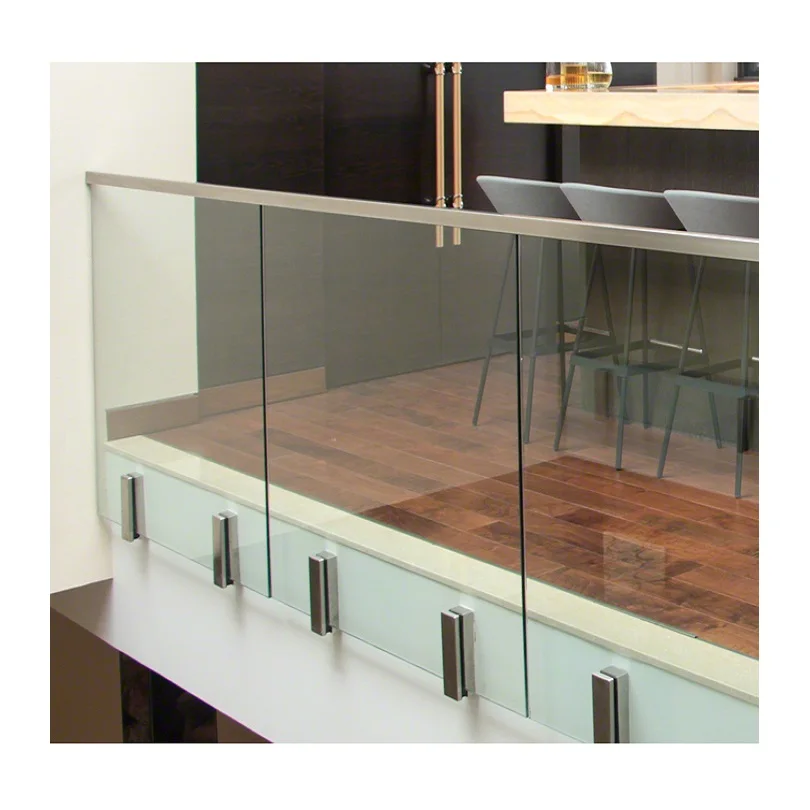 Stainless Steel Glass Railing Spigot Wall Mount Glass Clamp 304/316/2205 Deck Side Mount Glass