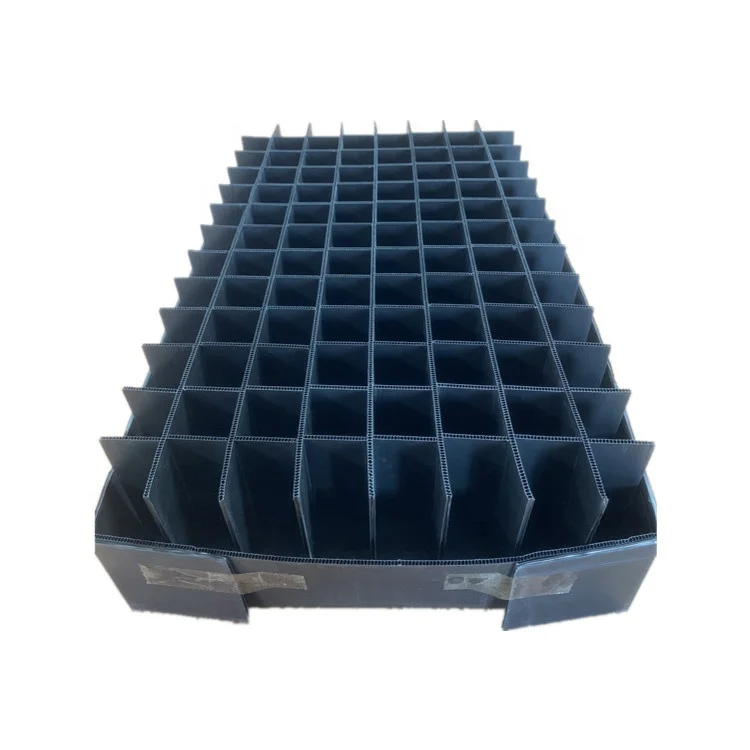 Collapsible Corrugated Plastic Divider Insert Boxes Separate Glassware