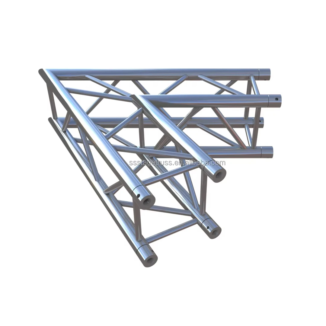 290mm Aluminum Spigot Truss 2-Way 60° Corner Truss for Concert Lighting and Sound Truss Display Connection Accessories