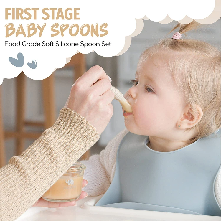 BPA Free Baby Silicone Soft Spoons Training Feeding for Kids Toddlers  Children and Infants - China Silicone Spoon and Baby Spoon price