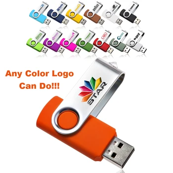 Wholesale Novelty Custom Logo Cheap 3.0 2gb 8gb 16gb 32gb 64gb 256gb 1tb Mini Swivel Pendrive Memory Sticks Pen Usb Flash Drives