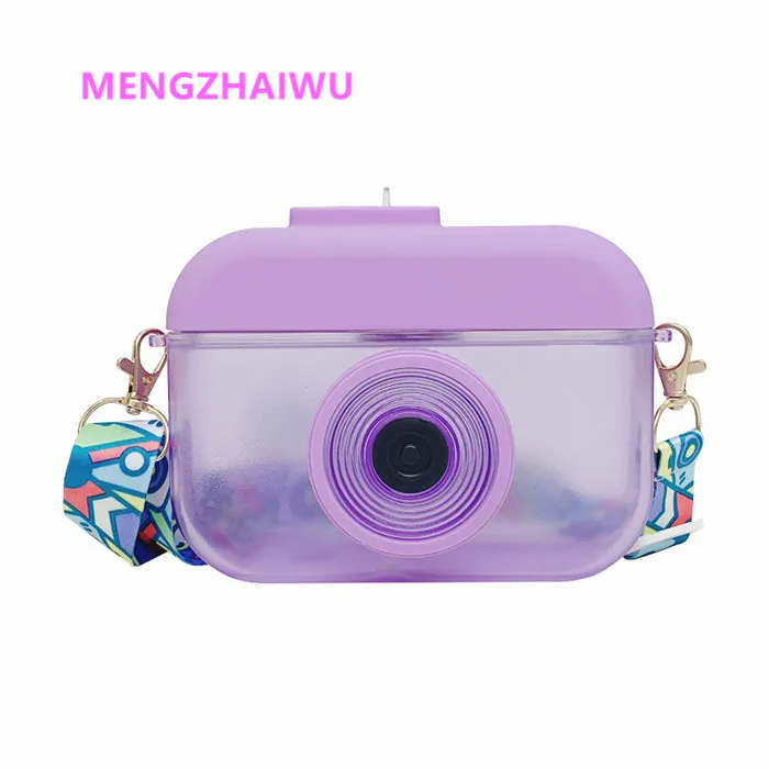 Indonesia best selling daily home use products plastic kids drink bottle Creative Camera shaped design eco friendly water bottle