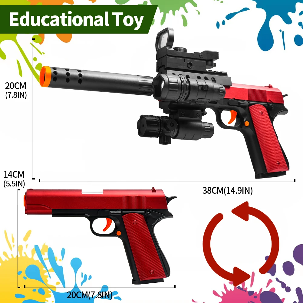 M1911 Soft Bullet Toy Guns Toy Pistol Soft Bullet Shooting Toy Gun For ...