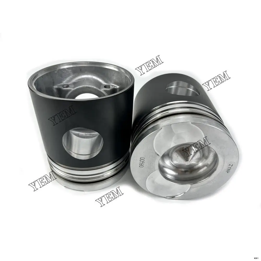 Engine Piston Kit With Piston Pin 590 Fit for Volvo D14 Engine Overhaul Rebuild Kit