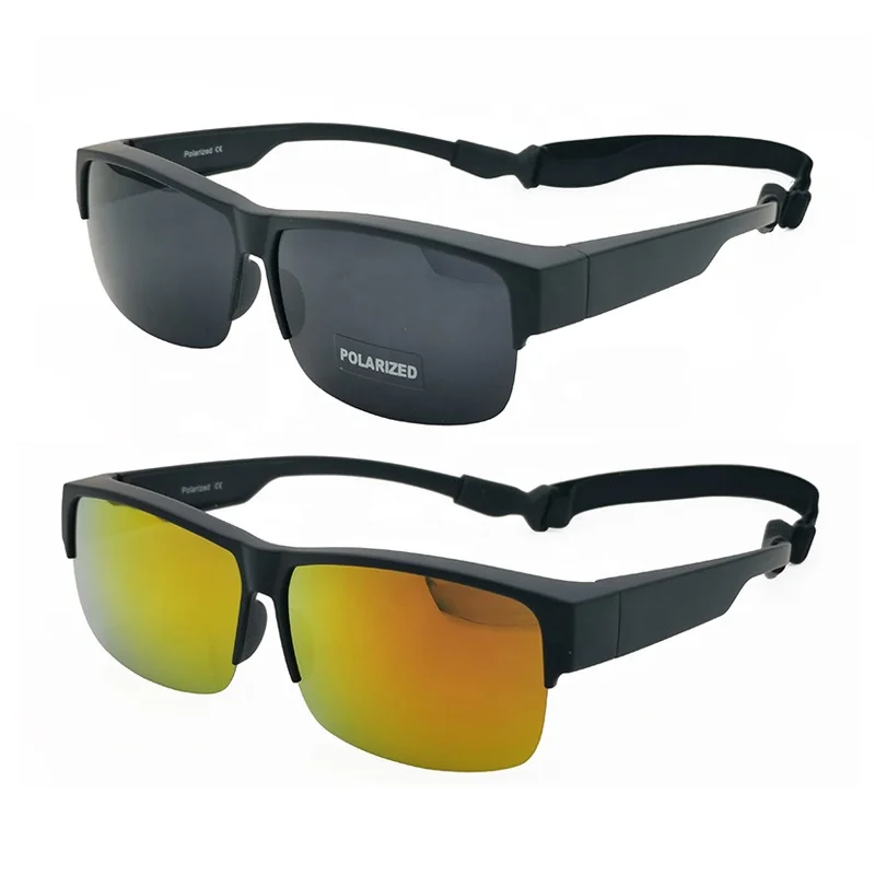 TR90 Half Rim Polarized Sunglasses for Driving & Fishing  display picture 3