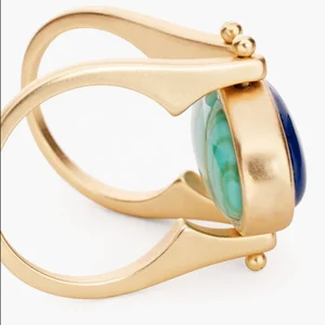 Customizable 18K Gold and Silver Jewelry Reversible Rhodium-Plated Gemstone Flip Ring Classic Style for Weddings and Parties