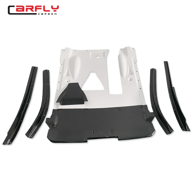 For Nissan GTR R35 Upgrade FRP Mixed Carbon Fiber Underboard Diffuser ...
