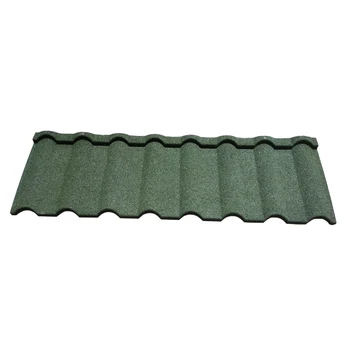 Oven-baked Galvanized Stone-coated Roofing Sheets Milano Tile For Roof Stone Coating Tiles