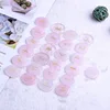 25 piezas de cuarzo rosa